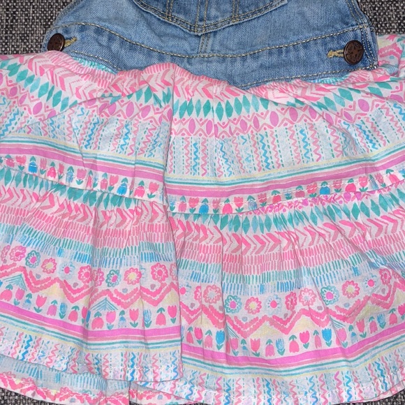 🦚OshKosh denim overall dress - Picture 2 of 5